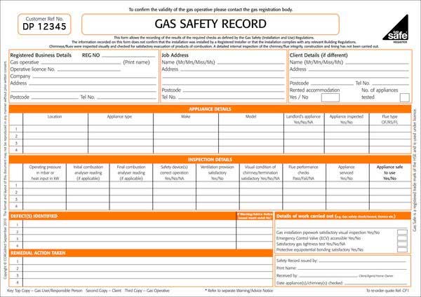 landlord gas safety certificate Christchurch